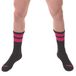Barcode Berlin Chaussettes GYM SOCKS Noir-Rose fluo
