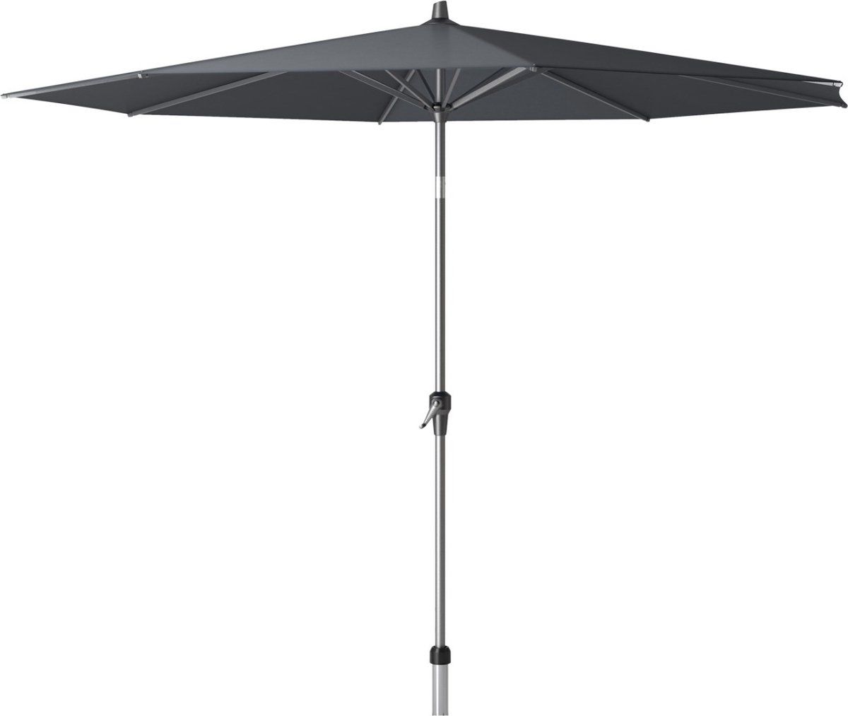 Platinum Riva stokparasol 3 m. rond - Antraciet