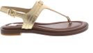 Michael Kors Mandy Thong Sandal Sandalen - Dames - Goud - Maat 38