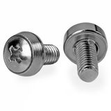 StarTech.com 50-Pack 12-24 Vernikkelde Schroeven