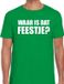 Bellatio Decorations Shoppartners Bv Partykleding t-shirt - groen - Heren - XXL