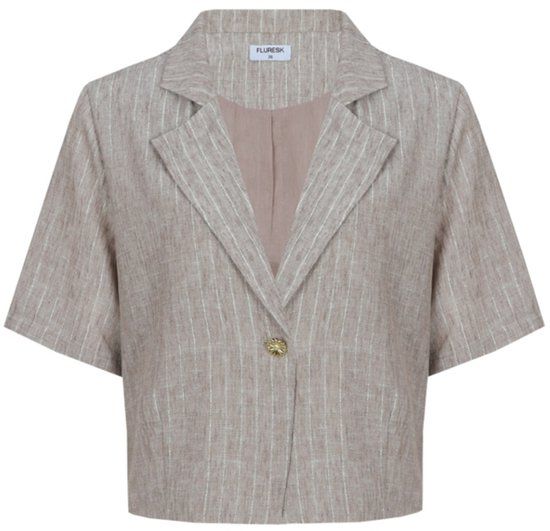 Fluresk Jodi Blazer 26zfof19 Walnut Dames Maat 42