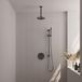 Brauer Gunmetal Edition Thermostatische Regendoucheset Inbouw - Hoofddouche 20 cm - 3 Weg
