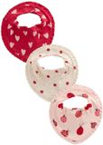 Next - Meisjes - Set van 3 babyslabbetjes - Rood