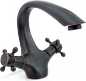 REA Retro Old Black Low - Wastafelkraan - Zwart