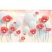Papier peint panoramique fleurs 3D