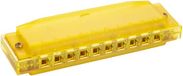 HOHNER Mondharmonica, doorschijnend harp, C, geel