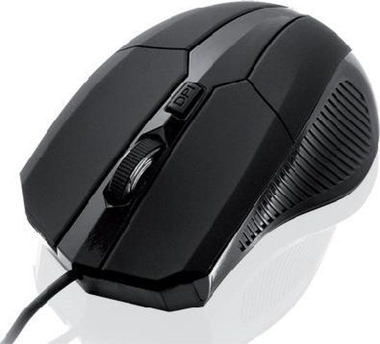 iBox i005 - Muis - USB - 1600 DPI - Zwart