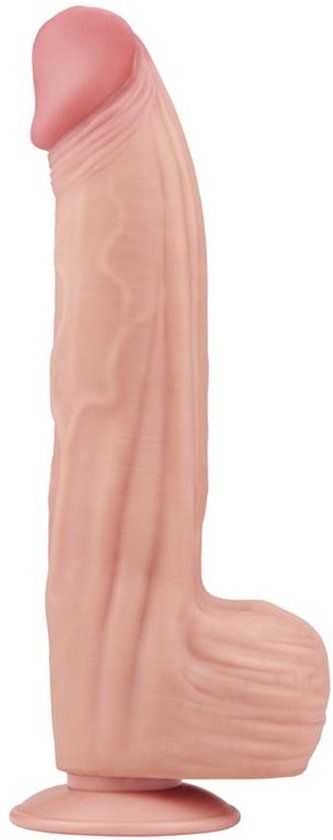 LoveToy - Sliding Skin Dildo 31 cm - Nude