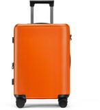 DAKOZO Handbagage Koffer - Luxe Carry-On - Lichtgewicht Reiskoffer - Veilig TSA cijferslot - Extra sterke YKK rits - Handbagage trolley - 100 procent Polycarbonaat - 39L - Oranje