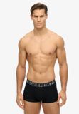 Superdry Heren 3P Boxer Trunks Basic Zwart III