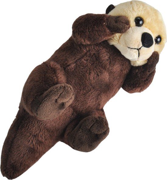 Wild Republic Knuffel Zeeotter - 20 cm - Pluche - Bruin