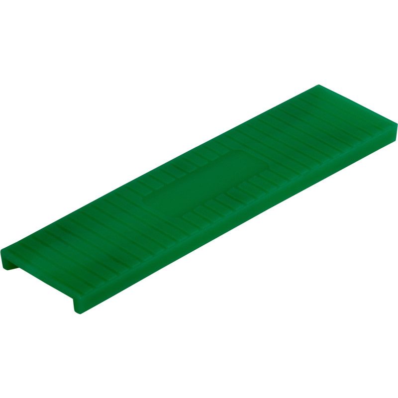 Kunststof tunnelblokje 26x5mm Groen (100 Stuks)