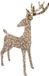 Lumineo Warm wit 960 Micro-LED rendier goud 65 x 130 cm