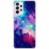 Samsung Galaxy A23 Galaxie bleue Verstevigd hoesje met sublimatie bedrukking