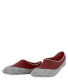 FALKE Dames Stopper sokken Cosyshoe Invisible W Hp wol Noppen op de zool 1 paar, Rood Henna 8437, 39/40 EU
