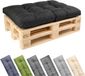 Garronda coussin de palette 120x80 cm 12 cm déperlant résistant aux UV et à l'eau pour banquette palette GD-0252 anthracite