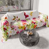 PETTI Artigiani Italiani - Sprei voor tweepersoonsbed, design vlinders, 100% hypoallergeen, microvezel, 100% Made in Italy