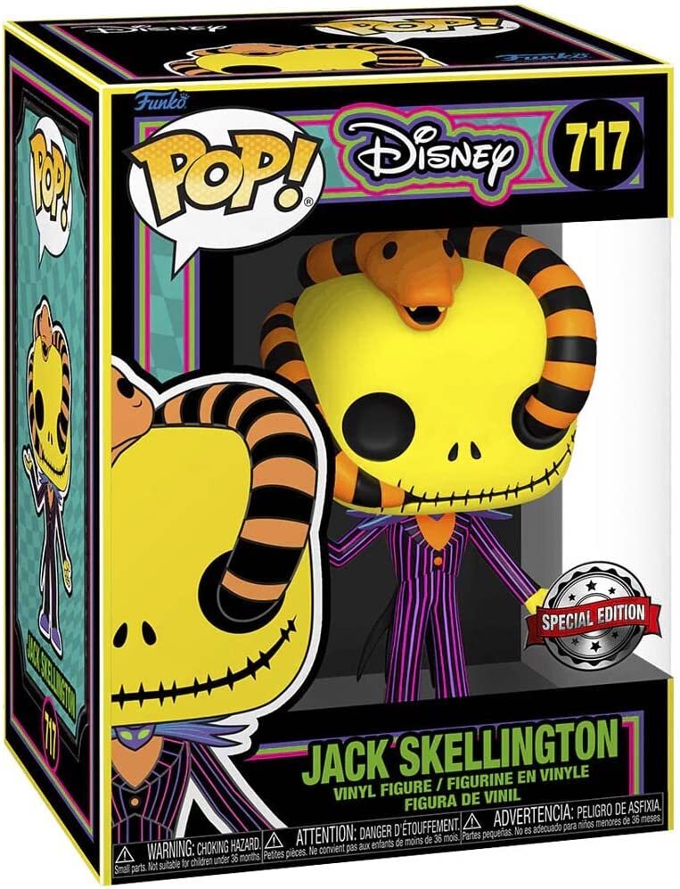 Funko Pop! - Disney Jack Skellington Snake Blacklight #717