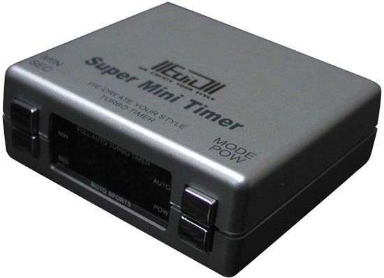 AutoStyle Mini Turbo Timer zilver