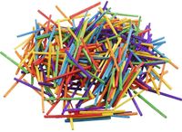 Merkloos / Sans marque Hobby lucifer stokjes - gekleurd - 500 gram