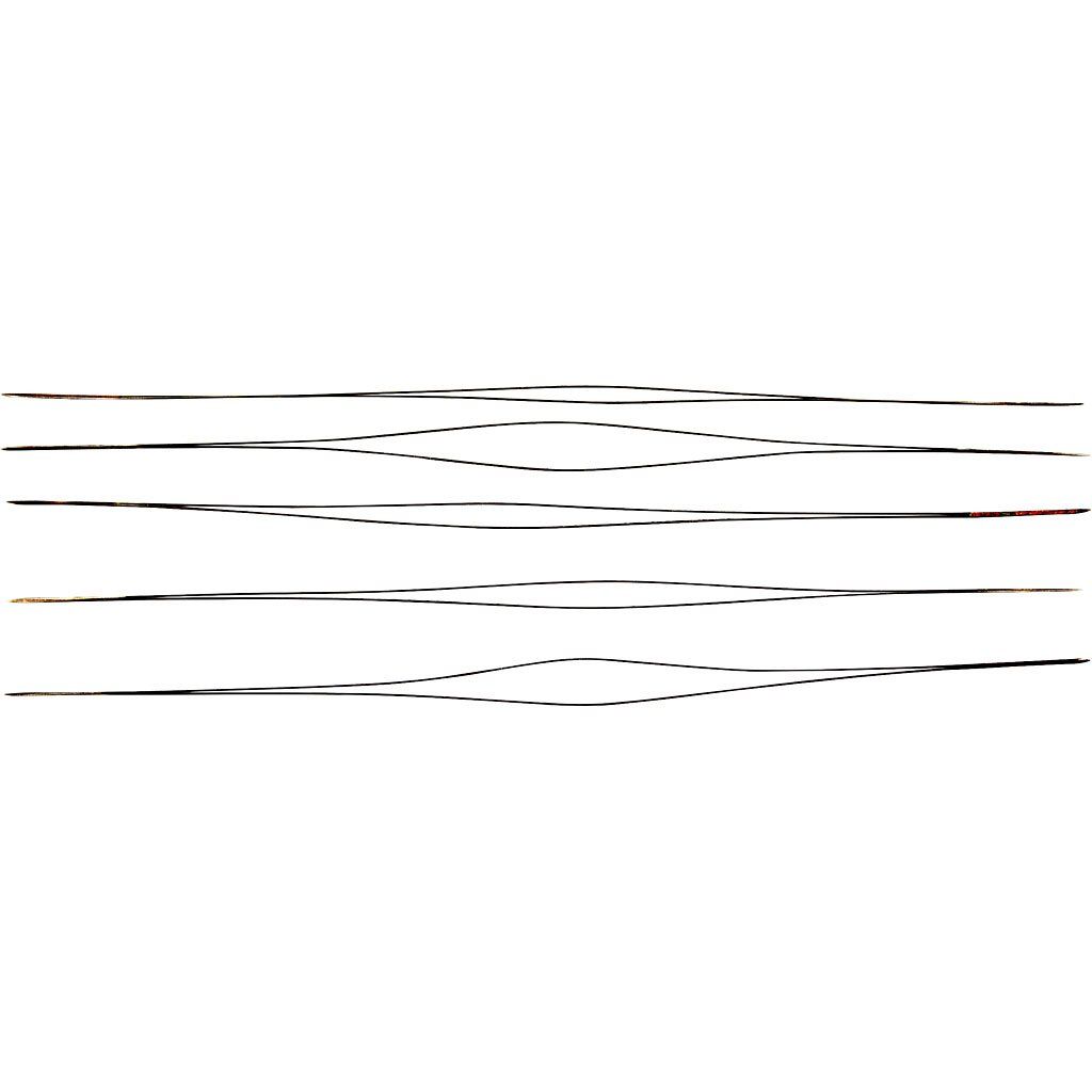 creotime Kralenrijgnaald - 12 cm - 5 stuks