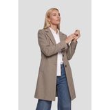 Ruby wollen jas taupe
