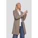 Ruby wollen jas taupe