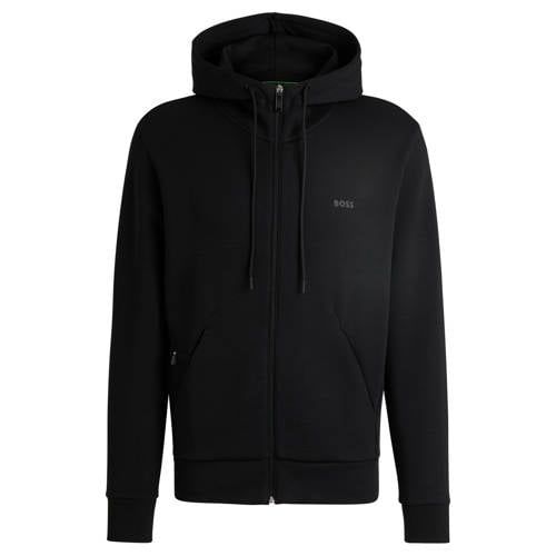 BOSS Saggy Sweat Vest with Logo - Black