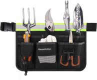 Sans marque Ceinture à outils, porte-outils imperméable à plusieurs compartiments, sac à outils réglable en taille, ceinture pour clé, marteau, tournevis, jardiniers, fleuristes