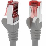 1aTTack.de Cat6 SFTP LAN netwerkkabel 1x 10m RJ45 Ethernet grijs