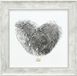 Deknudt Frames fotolijst S46EE1 - wit met zilver biesje - 30x30 cm