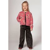 Jubel longsleeve Moon Flowers antraciet/roze