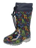 BECK Regenlaarzen donkerblauw / geel / groen / rood