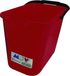 MSV Rechthoekige bak 14 L rood