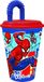 Tataway glas 430 ml met Spiderman Mob Rules-rietje