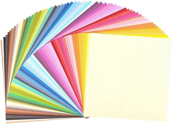Vaessen Creative Florence Cardstock 216g - 30,5 x 30,5 cm - 60 vellen - Multikolor