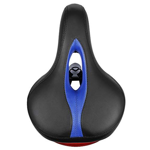 PU zwart zadel voor fiets, holle zitting zadel racefiets mountainbike fiets zacht hol fietsen zadel kussen pad zitting [Audio CD] Fietsen en onderdelen