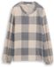 Tom Tailor - Shirt met lange mouwen en patroon - Maat M - black taupe cosy check