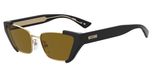 Moschino MOS205/S BLACK GOLD/BROWN 56/17/140 Damenbrillen Zonnebrillen