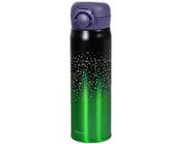 Concorde Thermosfles Starlight - RVS - isoleerfles - groen/zwart - 500 ml