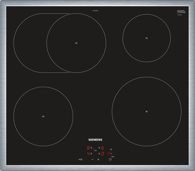Siemens EI645CFB1E - Inductiekookplaat - Zwart - 4 kookzones