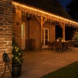 Anna's Collection Ijspegelverlichting lichtsnoer - 1440 cm - 720 LED - Warm wit