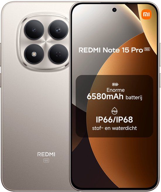 Xiaomi REDMI Note 15 Pro 5G 8GB+512GB Titanium