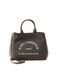 Karl Lagerfeld Shopper Karl Lagerfeld Cabas Convertible Mini Coton Taupe gris foncé