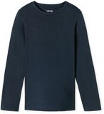 Schiesser Pyjama long - bleu foncé/à carreaux - taille M