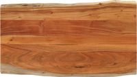 vidaXL Tafelblad rechthoekig natuurlijke rand 110x60x3,8 cm acaciahout
