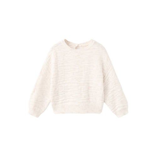 Mango Kids trui beige gebreid