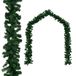 vidaXL Kerstslinger Groen 10 m PVC