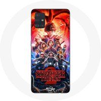 Maniacase Etui voor Samsung Galaxy A71 Stranger Things Poster Seizoen 2